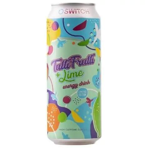 Switch Energy Drink Tutti Frutti And Lime 6x500ml Sweet Zone