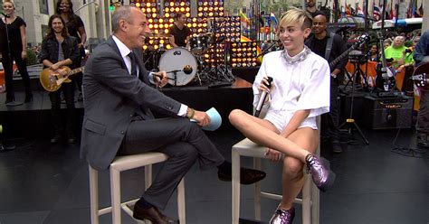 Miley To Matt Lauer People Stop Having Sex At Age
