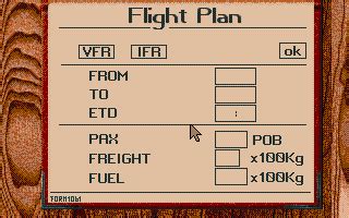 Screenshot Of A320 Airbus Edition Europa Atari ST 1991 MobyGames