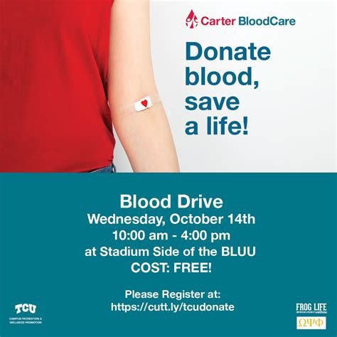 What2Do@TCU | Blood Drive with Carter Blood Care