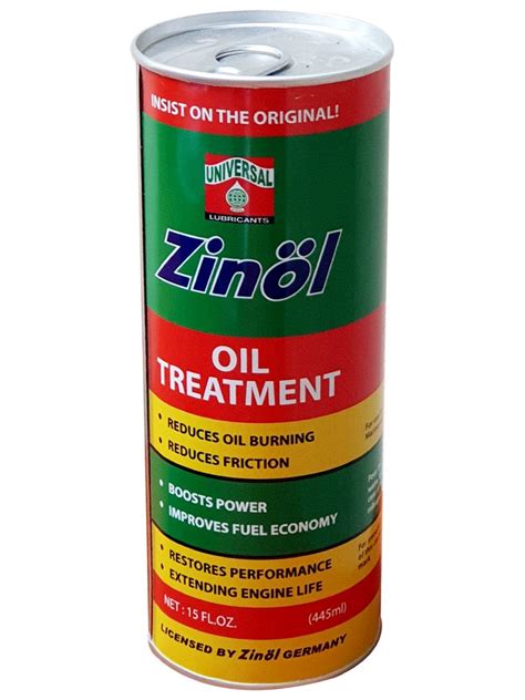 Zinol Oil Treatment – Universal Lubricants