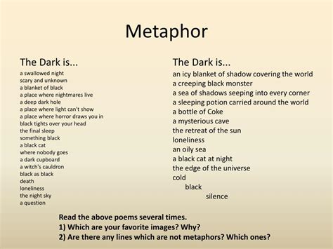 Ppt Metaphors Powerpoint Presentation Free Download Id2780609