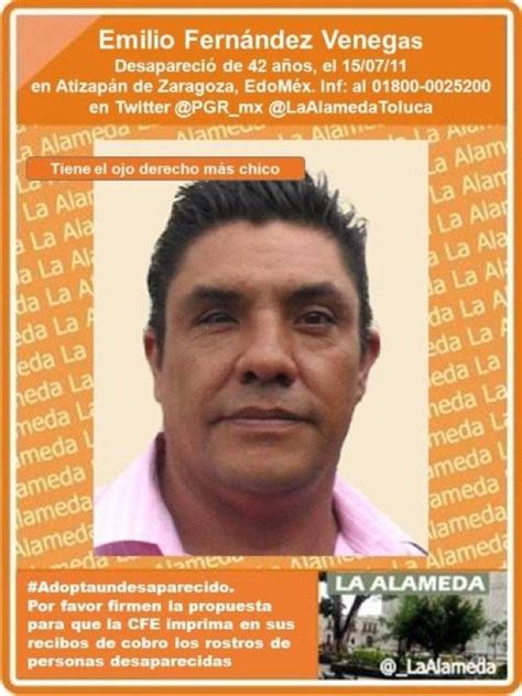 La Alameda EdoMex on Twitter TeBuscamos Emilio Fernández Venegas