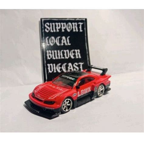 Hot Wheels Custom LBWK Nissan Silvia S Red Black V Shopee Singapore