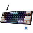 Amazon AULA 60 Percent Wired Mechanical Gaming Keyboard 29 RGB Backlit Custom Hot