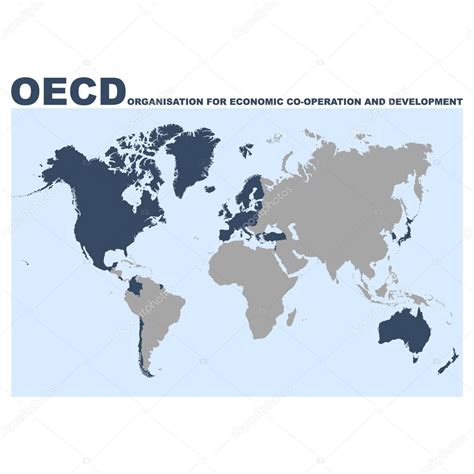 Mapa Vectorial Con La Ubicaci N De La Organizaci N Para La Cooperaci N