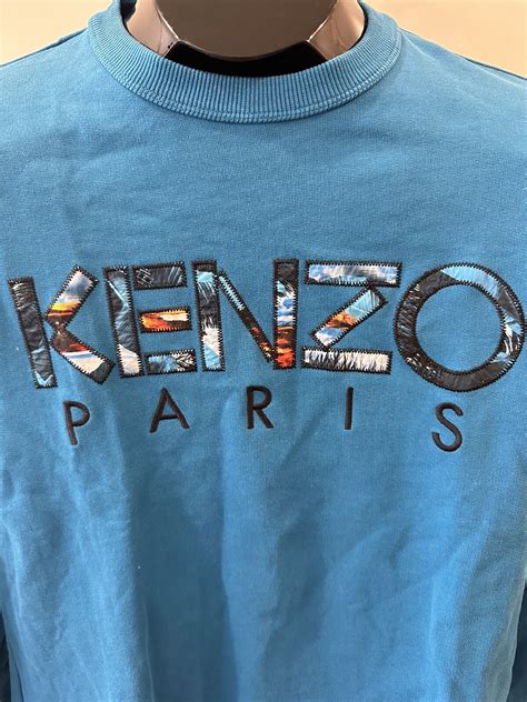 KENZO CLASSIC KENZO PARIS CREWNECK Blue Size Small | eBay