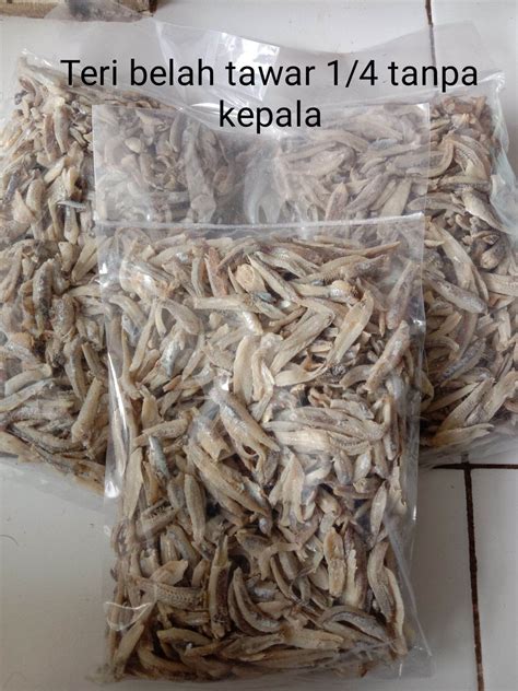 Ikan Teri Belah Tawar 250gr Lazada Indonesia