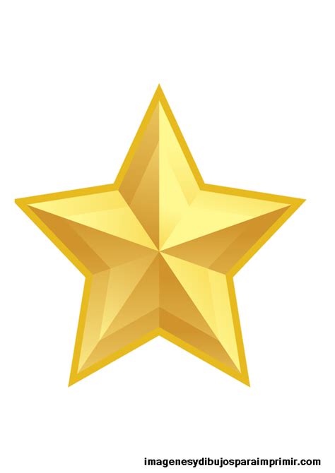 estrellas doradas grandes para imprimir | Imagenes y dibujos para imprimir