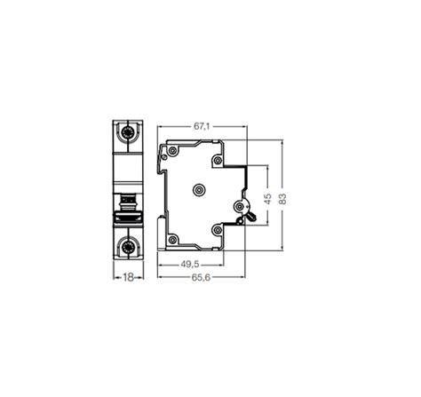 Disjuntor Mini Monofásico MDWP Curva C 10A Weg