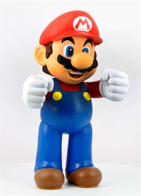 Figurine Super Mario Articulée 50 Cm Polymark Déco Geek Pearlfr