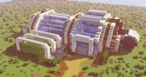 Sci Fi Greenhouse Minecraft Builds