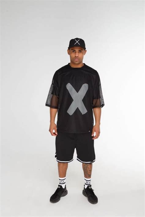 Футболка мужская сетка OVERSIZE черная Black Limit купить в Киеве и Украине