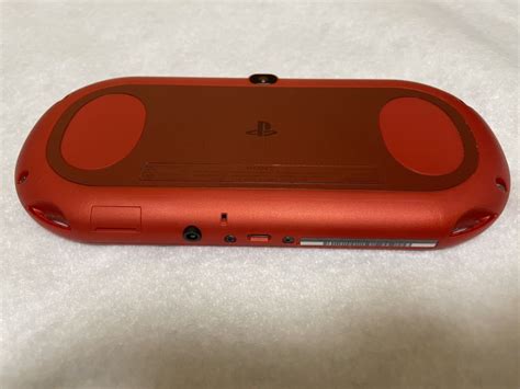 Unusedsony Pch Za Playstation Ps Vita Wi Fi Metallic Red