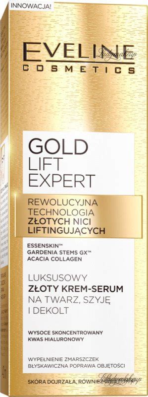 Eveline Cosmetics - GOLD LIFT EXPERT - Luksusowy złoty krem-serum na ...