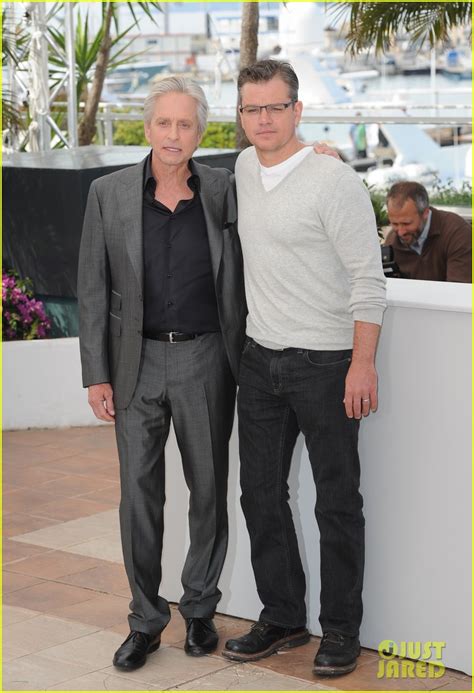 Matt Damon & Michael Douglas: Cannes 'Behind The Candelabra' Photo Call ...