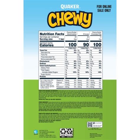 Quaker Chewy Granola Bars Variety Pack, 58 ct / 0.84 oz - Kroger