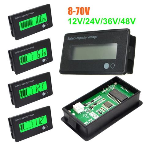 V V V V Batterij Capaciteit Indicator Volt Grandado