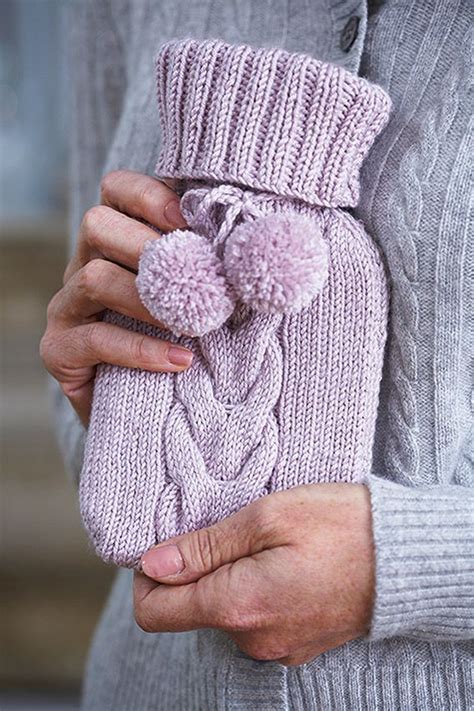 Mini Hot Water Bottle Cover Knitting Pattern The Knitting Network Hot Water Bottle Cover