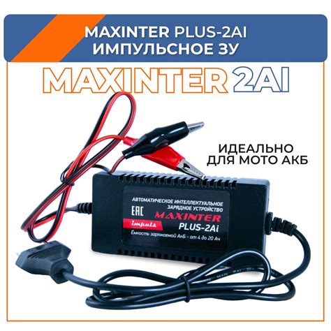 Автоматическое интеллектуальное зарядное устройство MAXINTER Plus-2AI ...