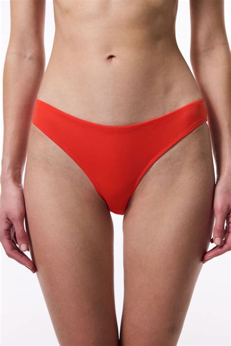 Coral Cheeky Bikini Bottom Bikinis Swimsuits Penti Romania