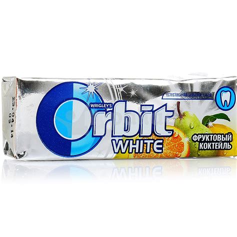 Orbit white Фруктовый коктейль 14г купить за 34 руб. с доставкой на дом ...