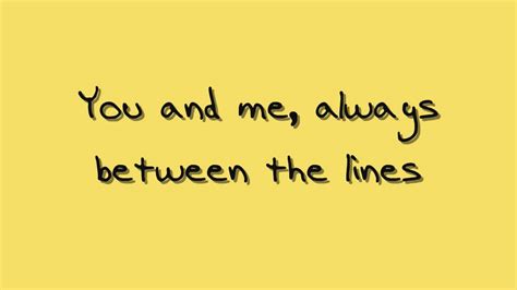 Between The Lines Sara Bareilles Lyrics Youtube