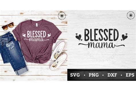 Blessed Mama Svg Graphic By Sc Gem Creations · Creative Fabrica