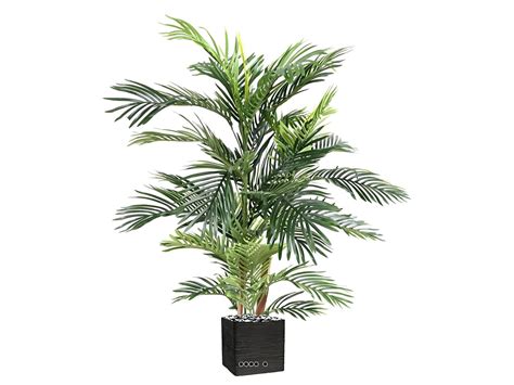 Joli Palmier Areca Artificiel En Pot Multitroncs H 180 Cm Vert