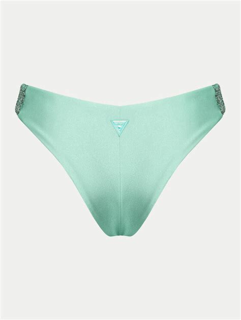 Guess Bikini apakšdaļa Sequins E3GO00 KBMV0 Tirkīzs Modivo lv