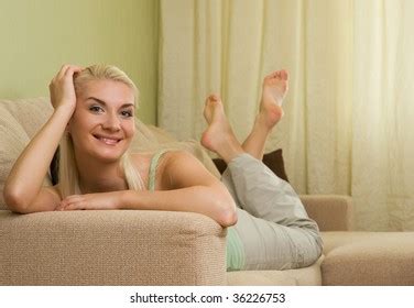 Naked Redhead Model Posing Bedroom Showing Stock Photo Shutterstock