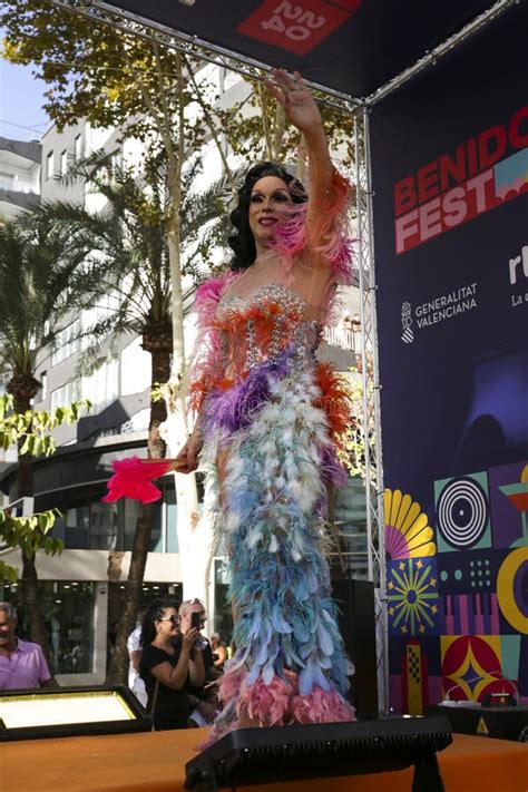 People Dancing And Having Fun At The Gay Pride Parade In Benidorm Editorial Photography Image