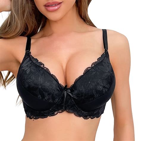 Xiaoxatg Women S Sexy Double Lace Lingerie Plus Size Bra Small Bras For Women Walmart