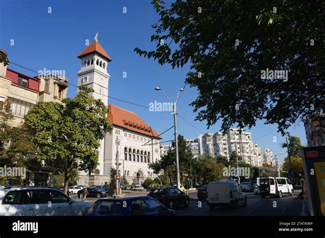 Bucharest Romania October 18 2023 The Building Of The City Hall Of