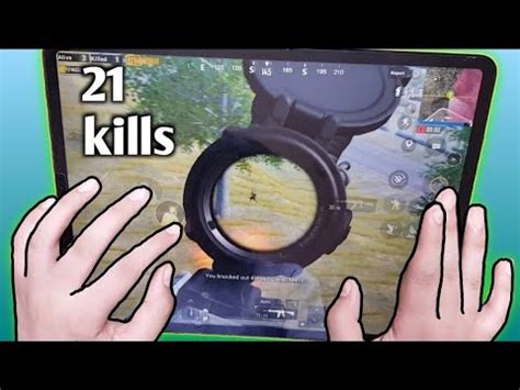 Finger Claw Pubg Mobile Ipad Pro Handcam Gameplay Youtube