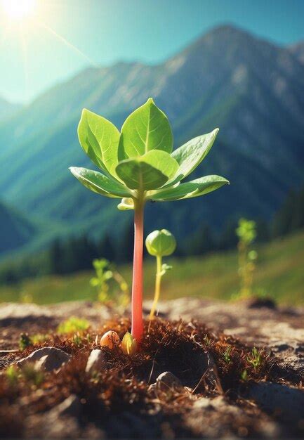 Premium Photo | Plant growing