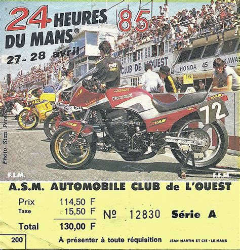 Le Mans 1985 Ticket Bullybaker903 Flickr