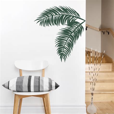 Palm Leaf Wall Decal Palm Tree Wall Decals Wallums