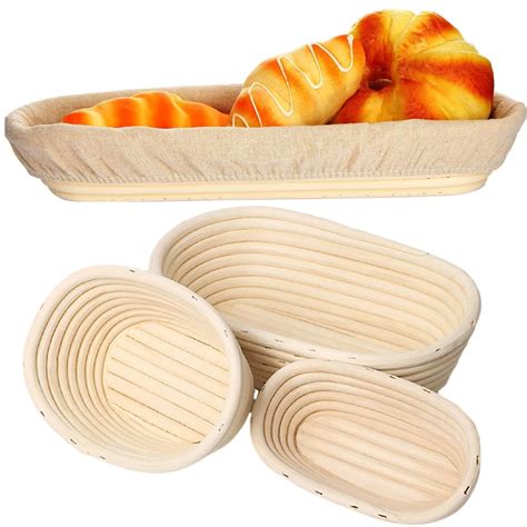 Bread Banneton Proofing Basket Oval Shape Bread Proofing Basket Rattan