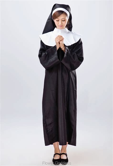 Купить Хеллоуин костюм монахини Девы Марии халаты в интернет-магазине с ...