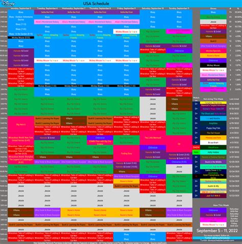 Disney Schedule Archive Freeforms Schedule For January