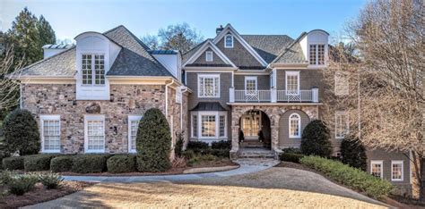 Million Shingle Stone Mansion In Atlanta Ga Homes Of The Rich