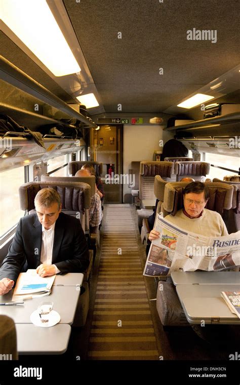 Eurostar train interior hi-res stock photography and images - Alamy