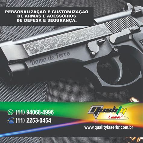 Gravação A Laser Em Armas De Fogo Quality Laser