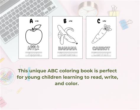 abc coloring book baby  abc book coloring alphabet kids