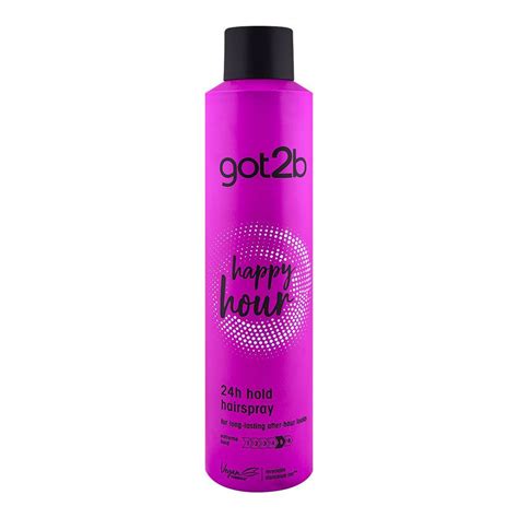 SCHWARZKOPF GOT2B HAIR SPRAY HAPPY HOUR 24 H HOLD 300 ML – Al-Fatah