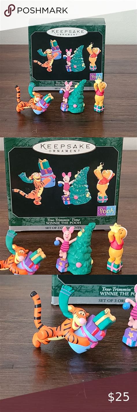 Hallmark Keepsakes Tree Trimming Time Winnie The Pooh Tigger Piglet