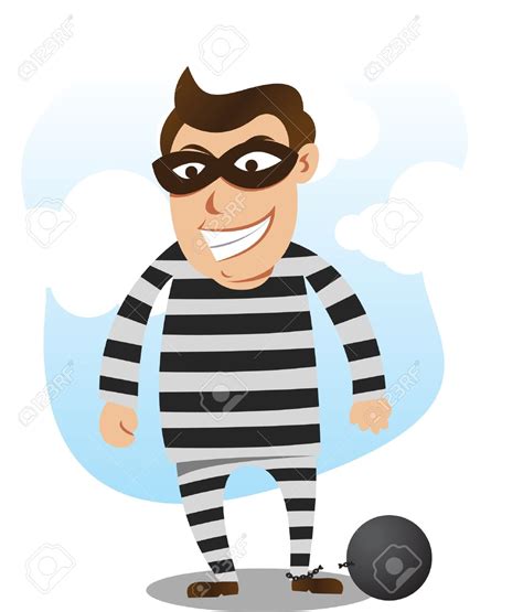 Cartoon Robber Clipart | Free download on ClipArtMag