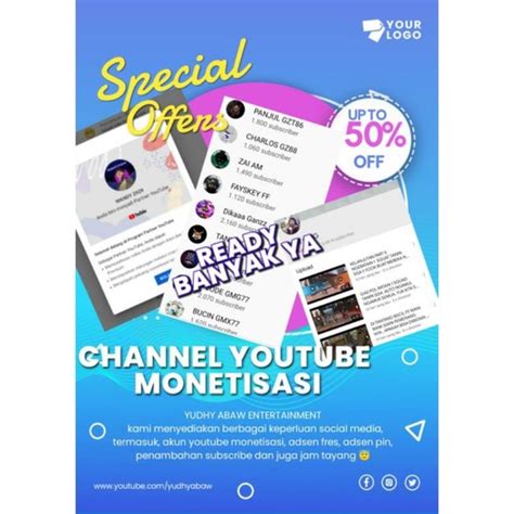 Jual Akun Youtube Monet Supers Belum Pin Adsense Murah Tanpa Adsen