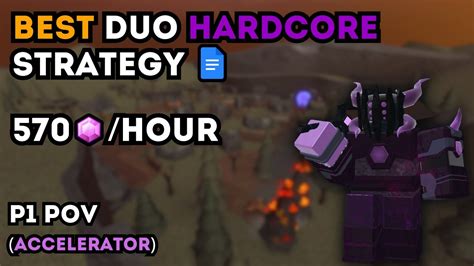 Outdated Pov Duo Hardcore Gem Grinding Strategy I P1 Pov Accelerator I Tds Roblox Youtube